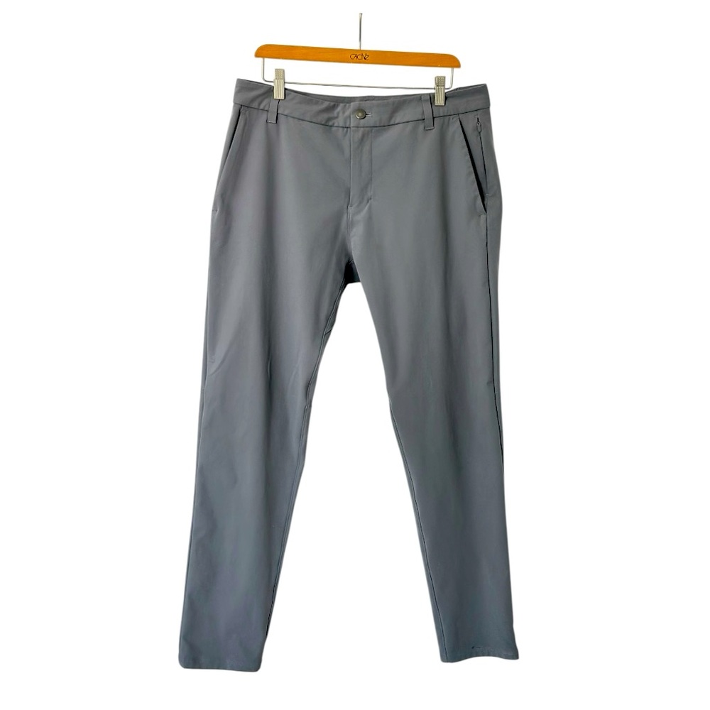 Lululemon Men’s Commission Pants Classic Grey 34 - Picture 7 of 12